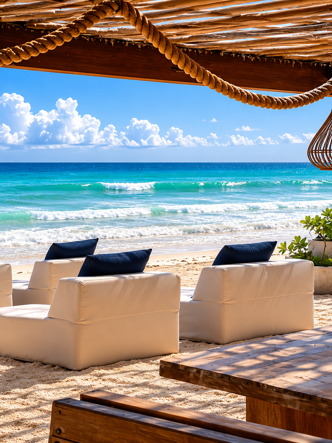 Beach lounge