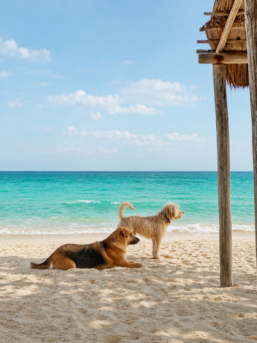 Beach dogs