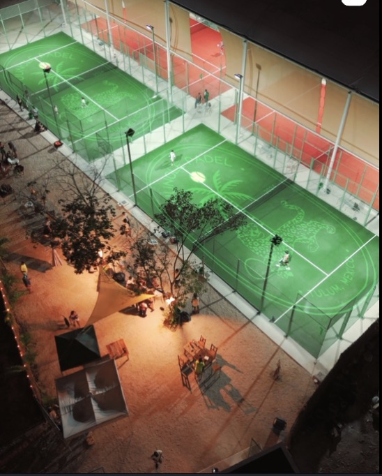 Padel courts in Tulum